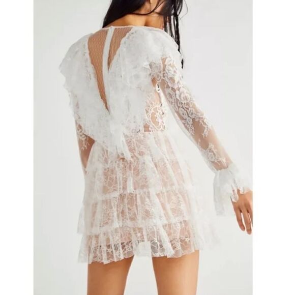 Free People BRONX & BANCO Rebecca Blanc Mini Dress - Picture 3 of 9